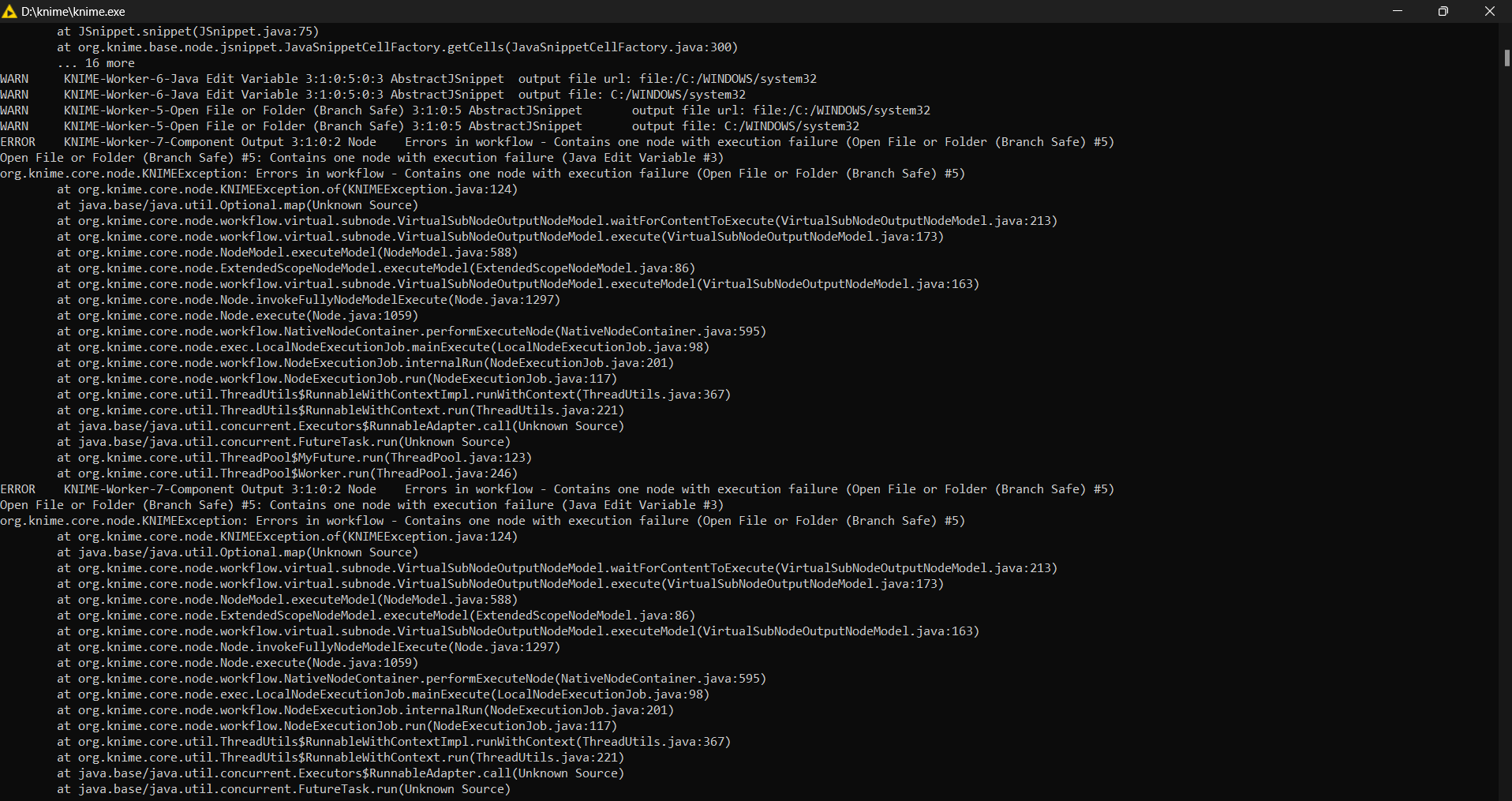 Knime with windows prompt command knime analytics platform knime