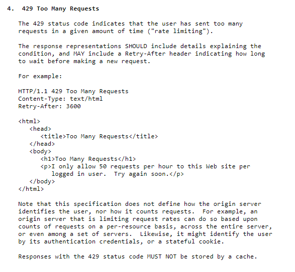 Python :How to avoid HTTP error 429 (Too Many Requests) python(5solution) 